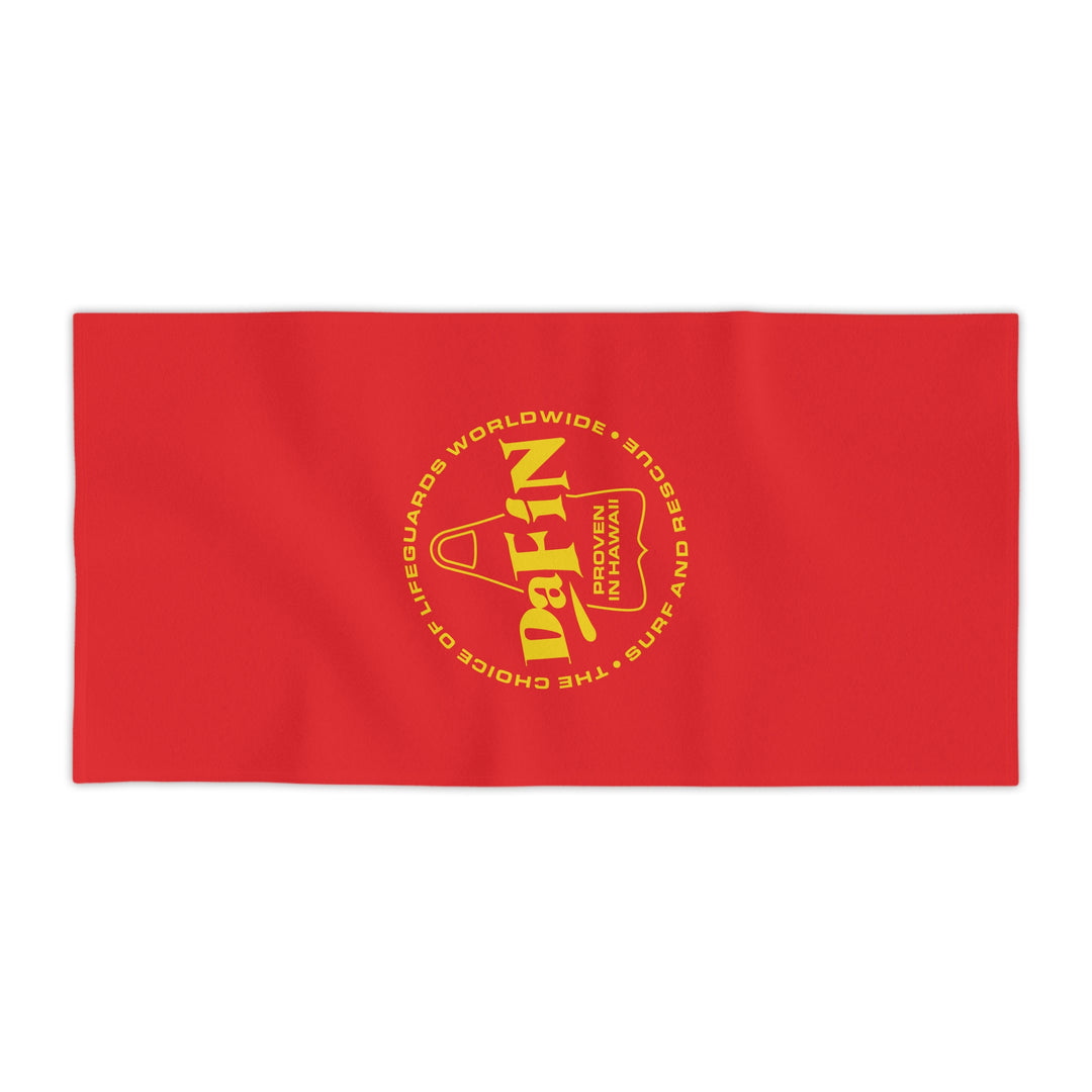 DaFin Proven Beach Towel- Red (75cm x 150cm)